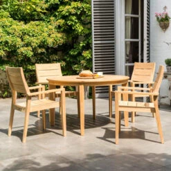 Alexander Rose Roble Stacking Armchair -Outdoor Grill Shop 150hb 159 4 seater set 52390.1627982268