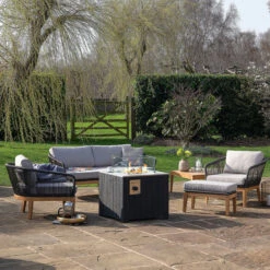 Cosicube 70 Black With Glass -Outdoor Grill Shop 18 501 BK With Glass Lifestyle 75968.1643705803