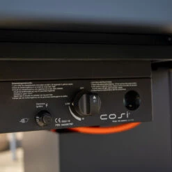 Cosiloft 100 Black And Grey With Glass -Outdoor Grill Shop 18 508 BK GY Lifestyle 2 41624.1636472120