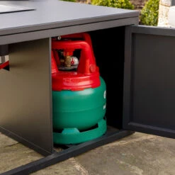 Cosiloft 100 Black And Grey With Glass -Outdoor Grill Shop 18 508 BK GY Lifestyle 08255.1636472120