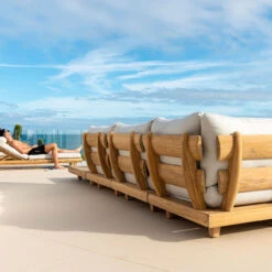 Alexander Rose - Sorrento Lounge Middle Module With Cushion Incl. Ext. Table (Reversible) -Outdoor Grill Shop 203 206 213 1 1 96939.1628324217