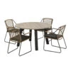 4 Seasons Outdoor - Scandic 4 Seater Rope Dining Set With 130cm Round Table -Outdoor Grill Shop 213259 90413 90415 800x800 55975.1628333667
