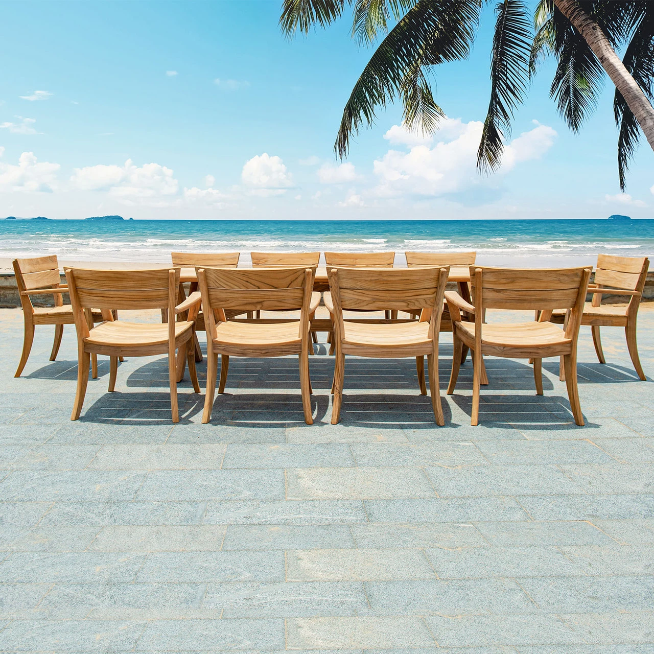 Alexander Rose - Sorrento 10 Seat Dining Set 3 Alexander Rose - Sorrento 10 Seat Dining Set