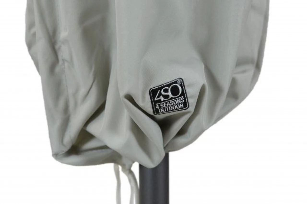 4 Seasons Outdoor - Polyester Parasol Cover For Siesta, Grey - Image 3