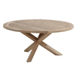 4 Seasons Outdoor - Avila 6 Seater Teak Dining Set With Circular Table 160cm 9 4 Seasons Outdoor - Avila 6 Seater Teak Dining Set With Circular Table 160cm -Outdoor Grill Shop 4 seasons outdoor louvre table circular 160cm 13325.1628323837