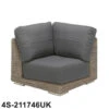 4 Seasons - Kingston Rattan Modular Sofa Corner With 3 Cushions - Pure -Outdoor Grill Shop 4s 211746uk 32108.1628330586