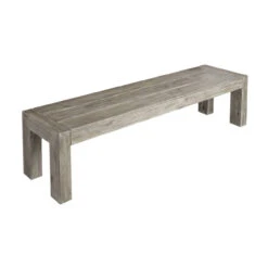 Alexander Rose Old England Acacia Distressed Grey Painted Bench, 1.8m