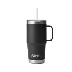 YETI Rambler 25 Oz Straw Mug - Black -Outdoor Grill Shop 70000001924 2 36922.1677854910