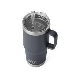 YETI Rambler 25 Oz Straw Mug - Charcoal -Outdoor Grill Shop 70000001928 3 57503.1677855138
