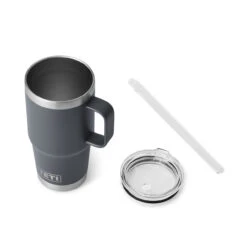 YETI Rambler 25 Oz Straw Mug - Charcoal -Outdoor Grill Shop 70000001928 4 25700.1677855138