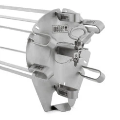Weber® Crafted Rotisserie Skewer Set -Outdoor Grill Shop 7675 Close Up 99925.1642412470