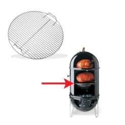 Weber® Spares: 57cm Smokey Mountain Cooker Middle Cooking Grate -Outdoor Grill Shop 85042 3 11579.1626697689