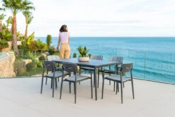 Alexander Rose - Rimini 6 Seat Dining Set With 1.5m X 0.9m Table