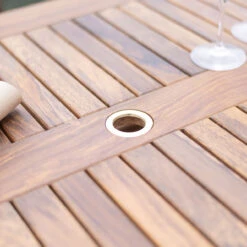 Alexander Rose Bolney 6 Seater Dining Set With Rectangular Table 1.6m X 0.8m -Outdoor Grill Shop Detail ac1403 05689.1673003908