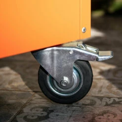 Charlie Oven Charcoal Oven In Turmeric -Outdoor Grill Shop Locking Caster 13238.1647097210.1280.1280 65271.1647097906.1280.1280 79818.1674300850