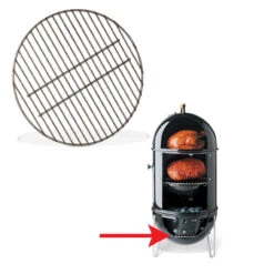 47cm Weber® Smokey Mountain Cooker Bottom Charcoal Grate -Outdoor Grill Shop Untitled 3 39740.1626696056