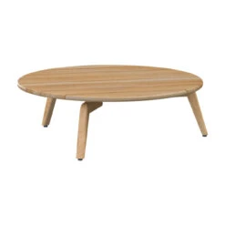 4 Seasons Outdoor - Zucca Coffee Table Natural Teak Round 90cm