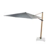 4 Seasons Outdoor - Siesta Premium Cantilever Parasol 3m X 3m Square, Charcoal With Wood Effect Frame -Outdoor Grill Shop Wood Effect Cant 64936.1684222077
