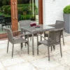 Alexander Rose Monte Carlo 4 Seater Set 0.8m X 0.8m -Outdoor Grill Shop alexander rose monte carlo 4 seater set 0.8m x 0.8m 04794.1632738477