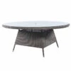 Alexander Rose Monte Carlo Rattan Table & Glass 1.8M Ø Grey -Outdoor Grill Shop alexander rose monte carlo rattan table glass 1.8m grey 62826.1622824078