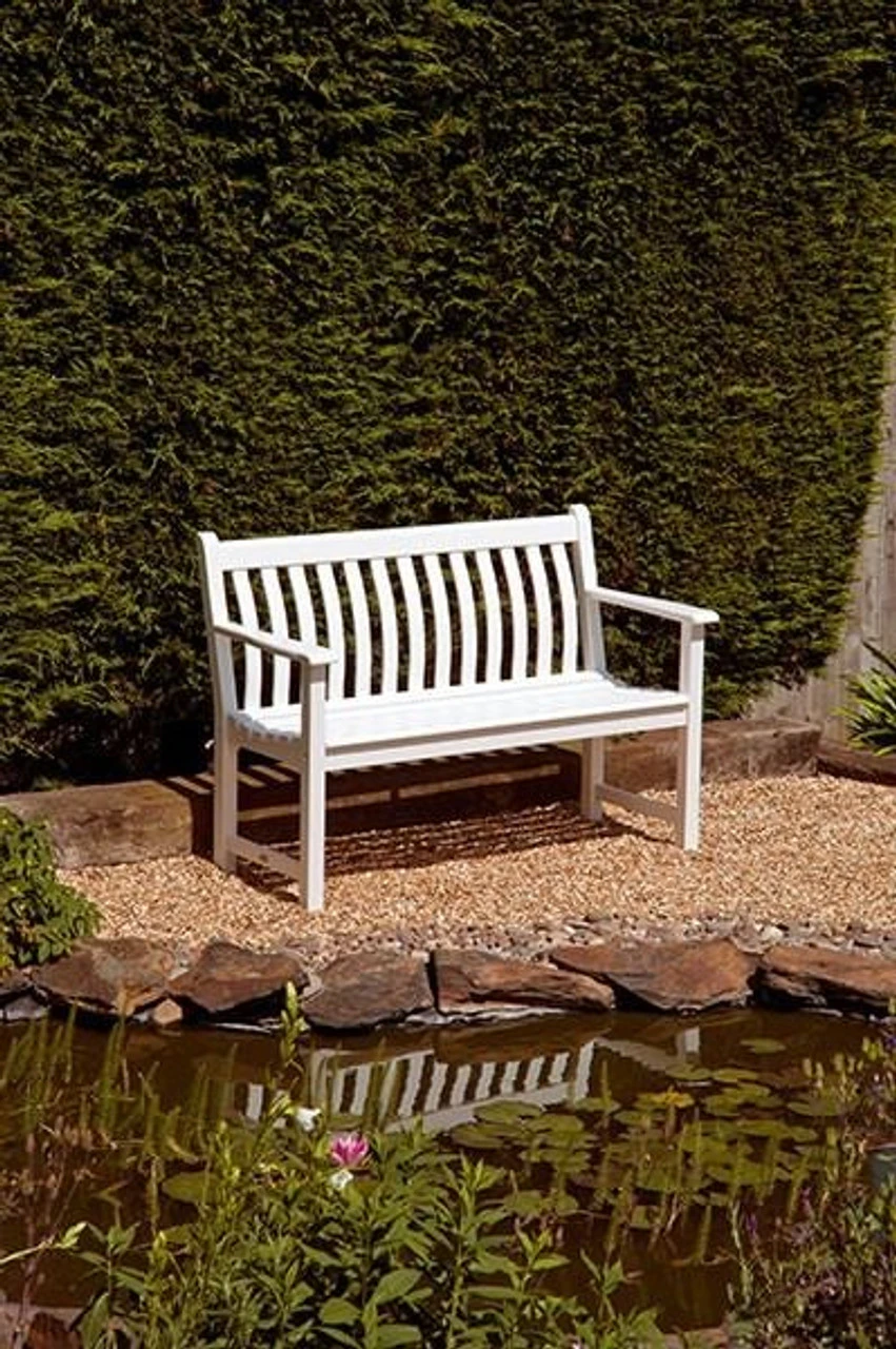 Alexander Rose New England Broadfield Garden Bench 4ft 5 Alexander Rose New England Broadfield Garden Bench 4ft - Image 3