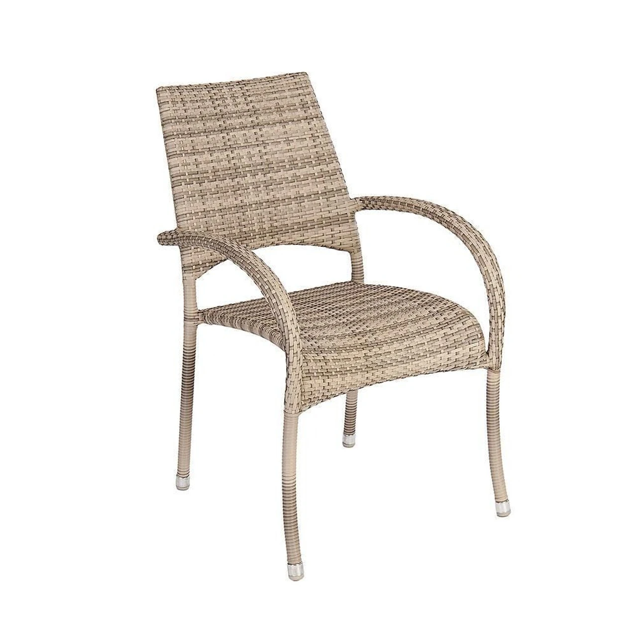 Alexander Rose Ocean Pearl Fiji Rattan 60cm Bistro Set With Stacking Armchairs 6 Alexander Rose Ocean Pearl Fiji Rattan 60cm Bistro Set With Stacking Armchairs - Image 4