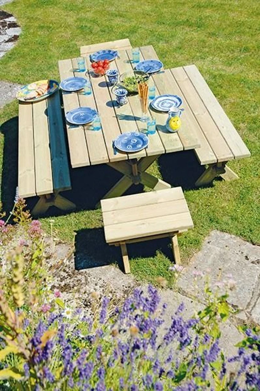 Alexander Rose Pine Farmers Garden Bench 6ft 4 Alexander Rose Pine Farmers Garden Bench 6ft - Image 2