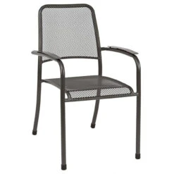 Alexander Rose Portofino Metal Stacking Garden Armchair