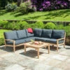 Alexander Rose Roble 6 Piece Modular Set With Charcoal Cushions -Outdoor Grill Shop alexander rose roble 6 piece modular set 65731.1622806431