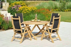 Alexander Rose Roble Bengal Garden Table 1.3MØ -Outdoor Grill Shop alexander rose roble bengal garden table 1.3m lifestyle 05241.1627981926