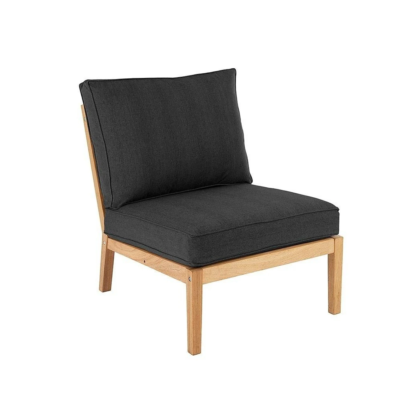 Alexander Rose Roble 6 Piece Modular Set With Charcoal Cushions - Image 4