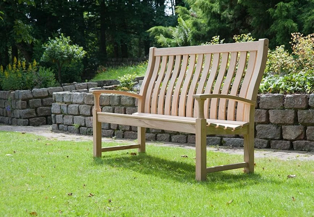 Alexander Rose Roble Santa Cruz High Back Bench 5ft - Image 4