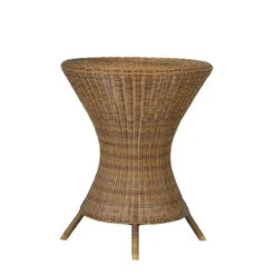 Alexander Rose San Marino Rattan 60cm Bistro Set, Oatmeal Cushions 2 -Outdoor Grill Shop alexander rose san marino rattan garden bistro table 0.6m 53833.1627994333