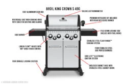 Broil King Crown S 490 Gas Barbecue -Outdoor Grill Shop bk crown s 490 70054.1685875936