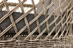 Alexander Rose 6 Seater Monte Carlo Rattan Dining Set, 150cm 10 Alexander Rose 6 Seater Monte Carlo Rattan Dining Set, 150cm -Outdoor Grill Shop close up detail of the monte carlo open weave 2 56034.1627655552