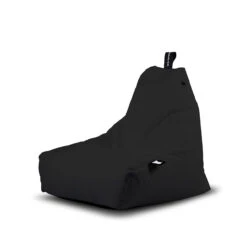 Kids Bean Bag Mini B Bag Black Outdoor