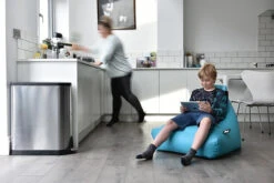 Monster B Bag Lime PU Indoor Bean Bag -Outdoor Grill Shop kids mini b bag pu indoor bean bag in use by child on tablet 2 6 82545.1651050101