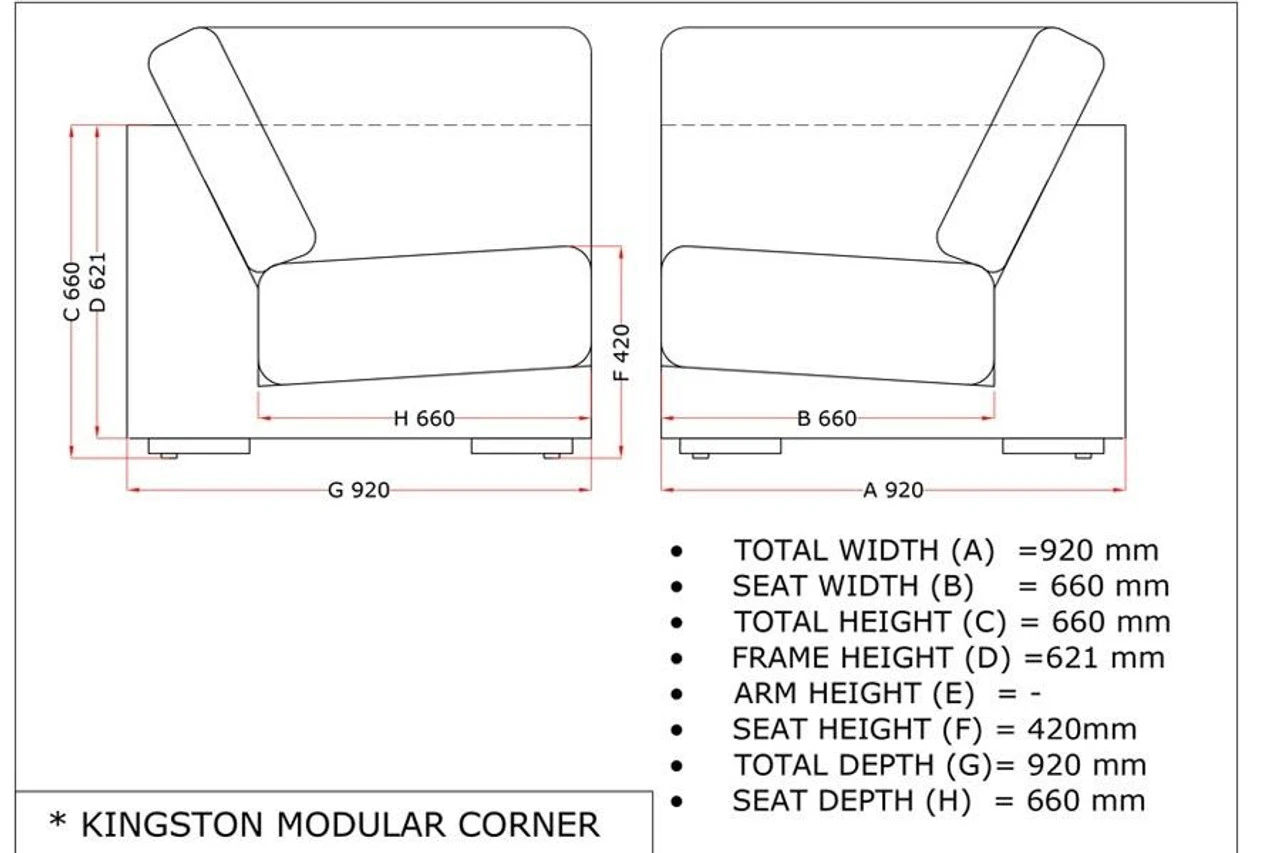 4 Seasons - Kingston Rattan Modular Sofa Corner With 3 Cushions - Pure 4 4 Seasons - Kingston Rattan Modular Sofa Corner With 3 Cushions - Pure - Image 2