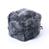 Mighty B Box (Indoor) Grey Fur Footrest -Outdoor Grill Shop mighty b box indoor grey fur footrest 47997.1632738510