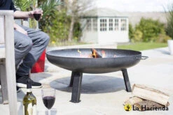 Pittsburgh Industrial Firepit, Medium (H:34 X D:80cm) -Outdoor Grill Shop pittsburgh industrial firepit medium 1 37483.1649849516