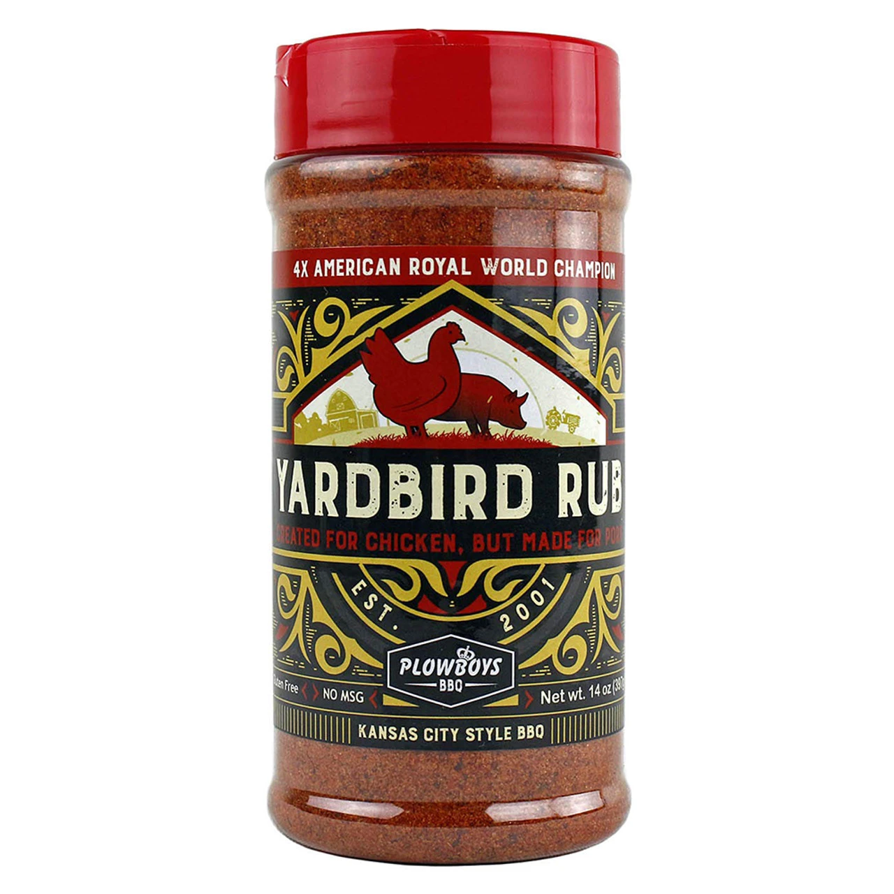 Plowboys BBQ 'Yardbird' Rub - 198g (7 Oz) 3 Plowboys BBQ 'Yardbird' Rub - 198g (7 Oz)