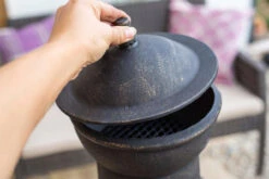 Sierra Cast Iron Chimenea W/Grill XL Bronze 125cm -Outdoor Grill Shop sierra cast iron chimenea3 61781.1649850104