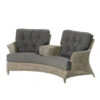 4 Seasons - Valentine Rattan Love Seat With 4 Cushions - Pure -Outdoor Grill Shop valentine love seat pure 92913.1645450214